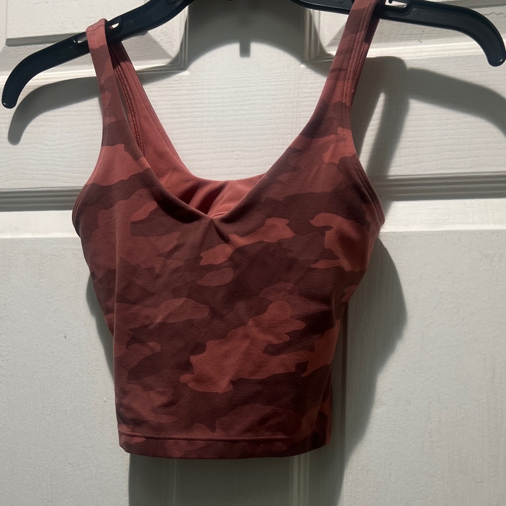 lululemon athletica Camouflage Sports Bra in Pink camo